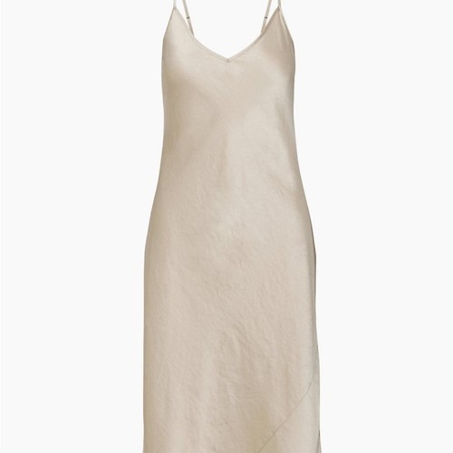 Wilfred Only Slip Satin Midi Dress Humus Beige Small - photo 5