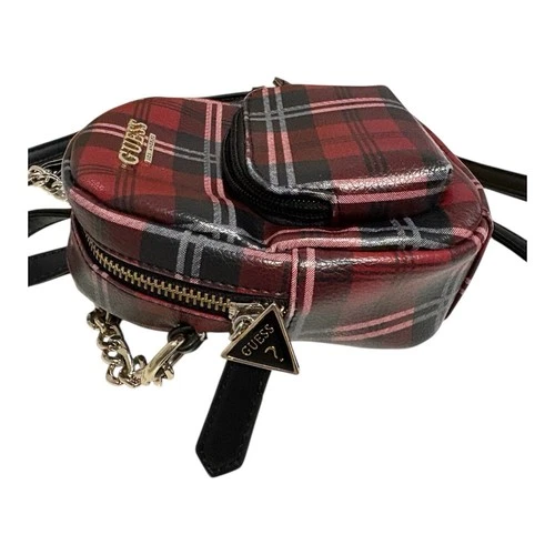 GUESS Evan Mini Plaid Crossbody Backpack/Purse Charm - photo 3