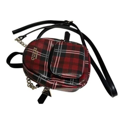 GUESS Evan Mini Plaid Crossbody Backpack/Purse Charm - photo 4
