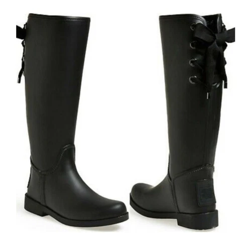 Coach Tristee Tall Riding Boot Rain Boots Sz 6