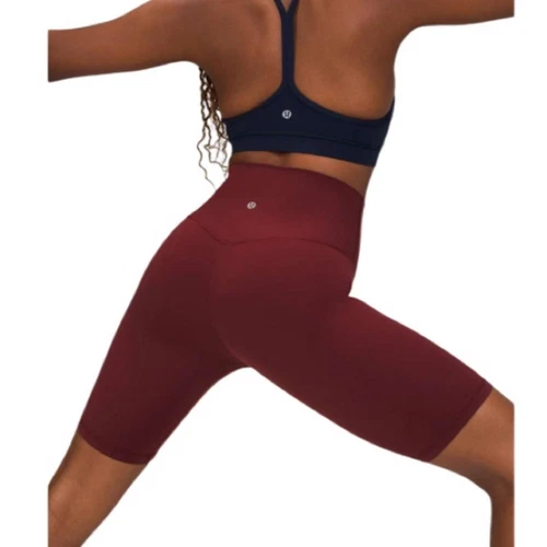 Lululemon Align Short 8" Red Merlot Bicycle Short Size 4 - photo 2