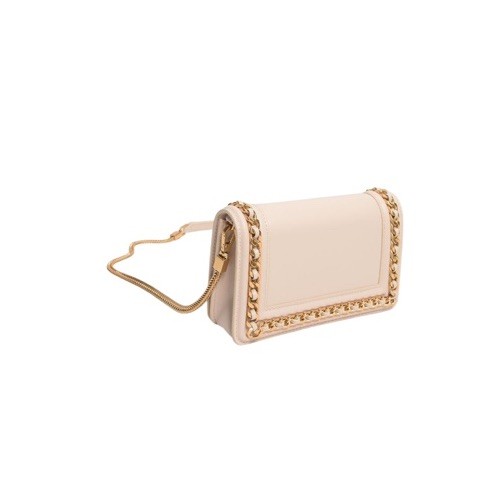 Charles & Keith Cream Gold Crossbody Bag Mini Clutch