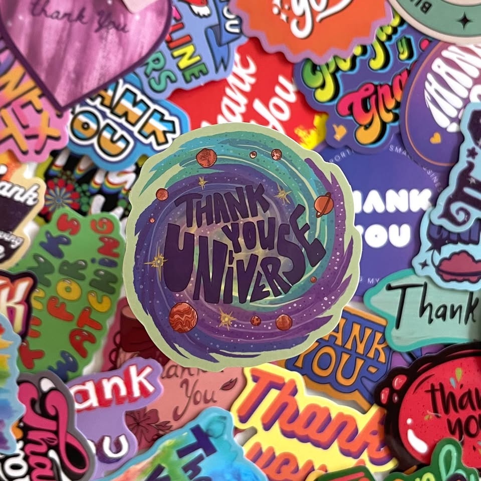 Pack of 53 Various Thank You Stickers - photo 2