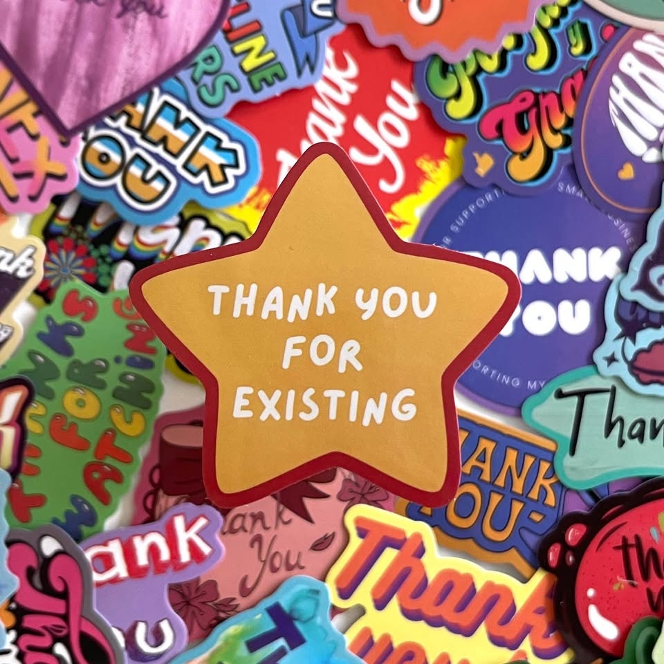 Pack of 53 Various Thank You Stickers - photo 4