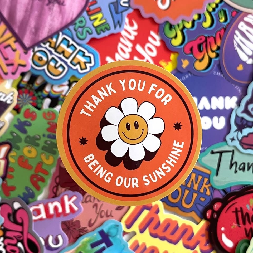 Pack of 53 Various Thank You Stickers - photo 5