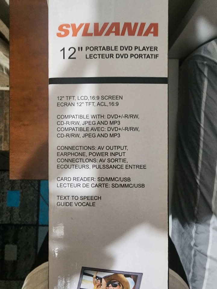 Sylvania 12" Portable DVD Player - photo 2