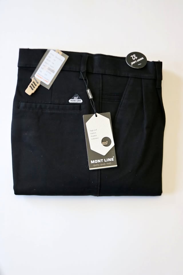 Men's Formal Winter Pants - Black
