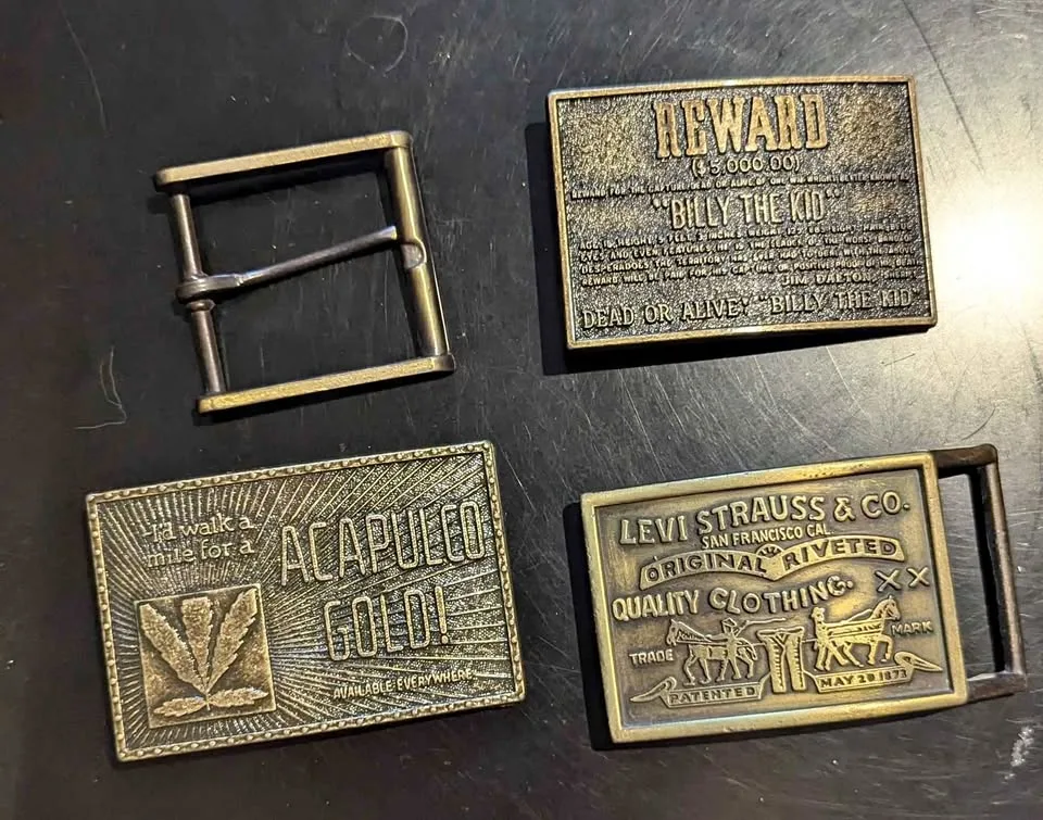 Vintage Brass Belt Buckles thumbnail