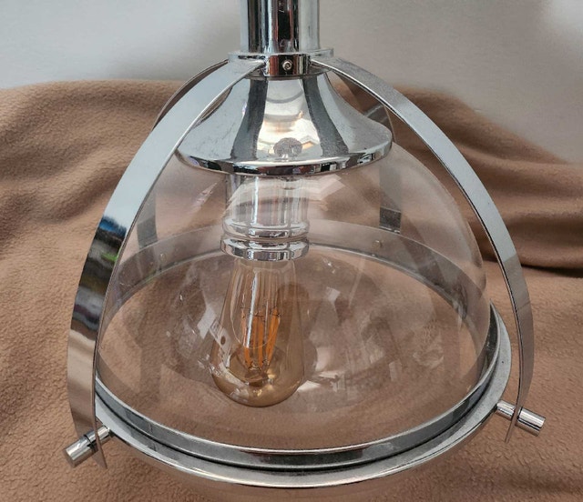 2 Pendant Lights - Brushed Nickel, M Size, Dimmable - photo 2