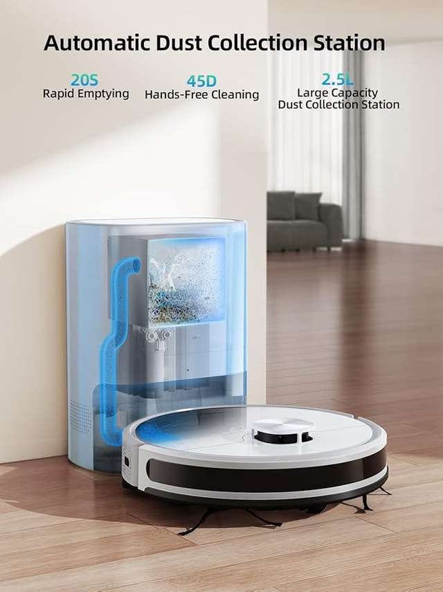 HONITURE Robot Vacuum and Mop with Auto Empty Station - photo 2