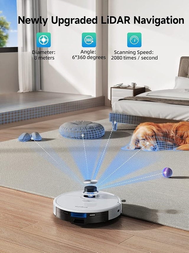 HONITURE Robot Vacuum and Mop with Auto Empty Station - photo 3