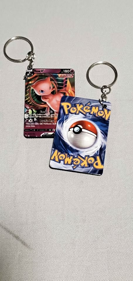 ✨ Pokémon Fans—Catch These Custom Keychains! 🔥