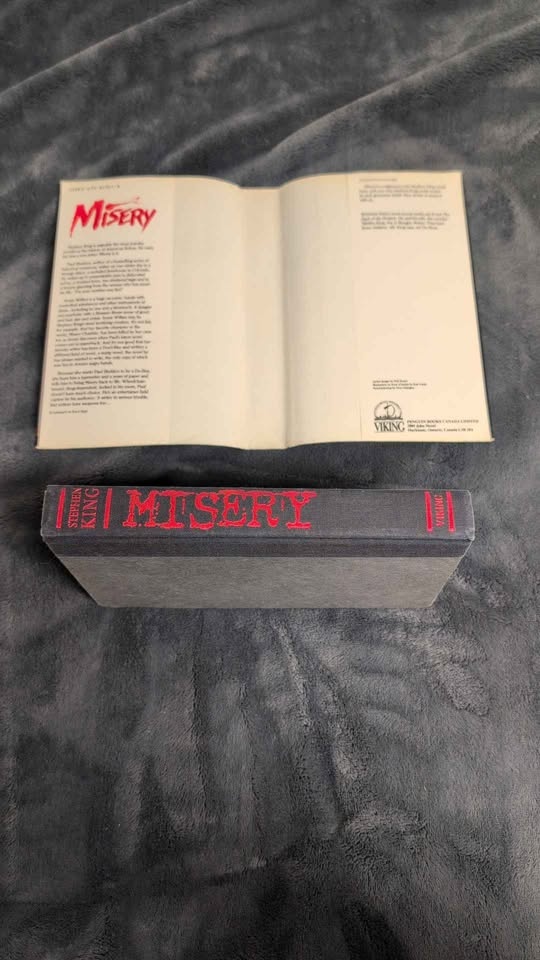 Stephen King - Misery - First 1st Edition Hard Cover - photo 5