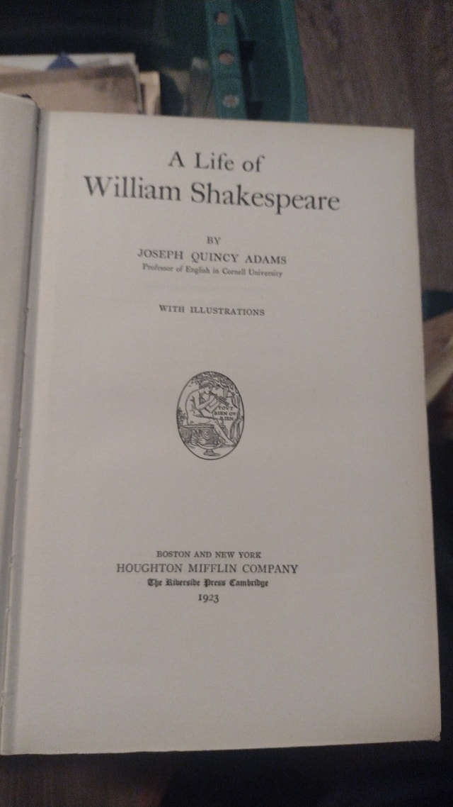 A Life of William Shakespeare