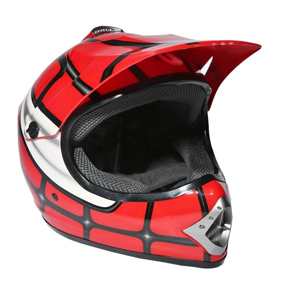 DOT Youth Helmet Kids Spider Motocross Full Face Offroad Dirt Bi
