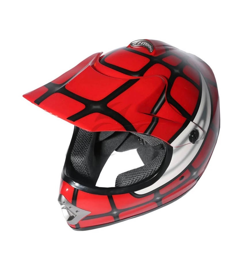 DOT Youth Helmet Kids Spider Motocross Full Face Offroad Dirt Bi - photo 3