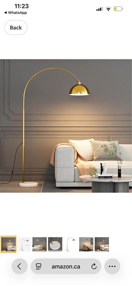 Arc Floor Lamp - Modern Tall Standing Lamp