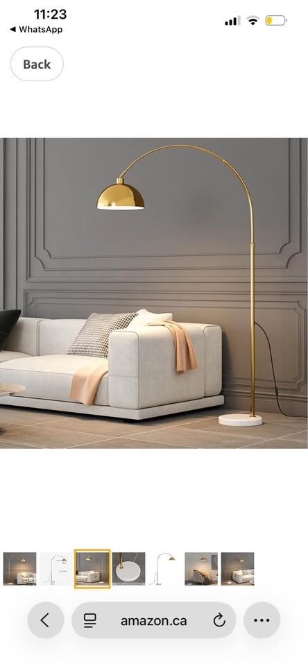 Arc Floor Lamp - Modern Tall Standing Lamp - photo 3
