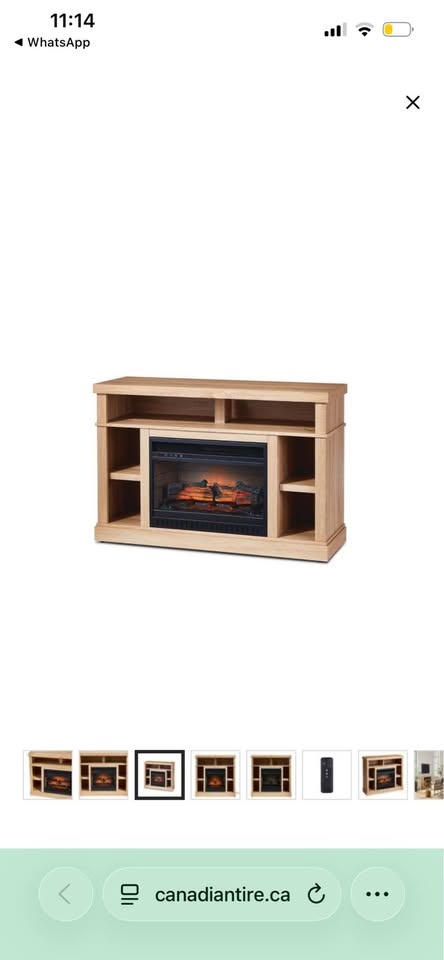 CANVAS Woodhaven Media Fireplace, 46-in - photo 3