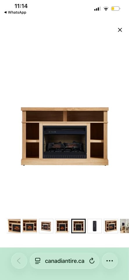 CANVAS Woodhaven Media Fireplace, 46-in - photo 4