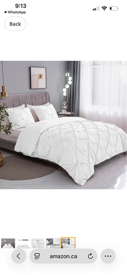 ASHLEYRIVER Full Duvet Cover with Zipper & Corner Ties - photo 4