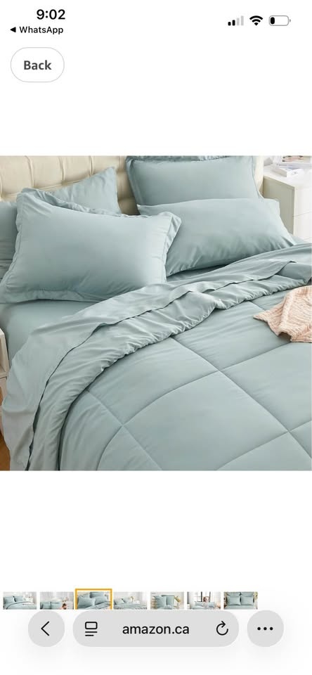 EMME Twin Comforter Set Bed in A Bag 5 Pieces - photo 2