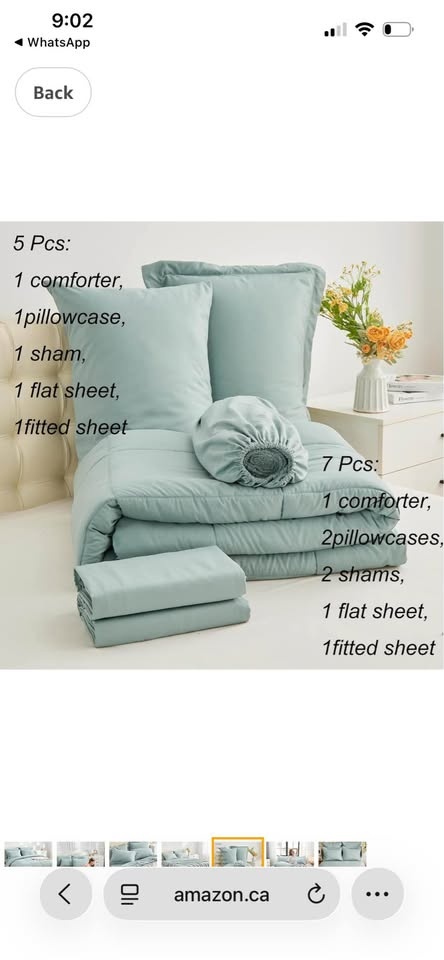 EMME Twin Comforter Set Bed in A Bag 5 Pieces - photo 3