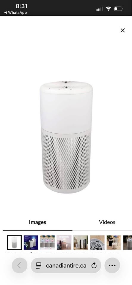 NOMA iQ True HEPA Smart Wi-Fi Medium Air Purifier