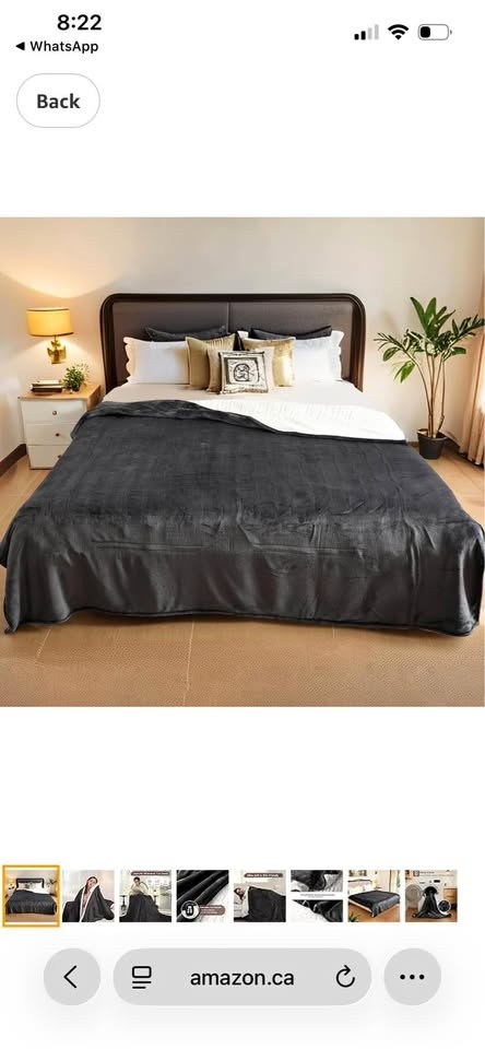 Electric Heated Blanket - Soft Flannel & Cotton, Full Size