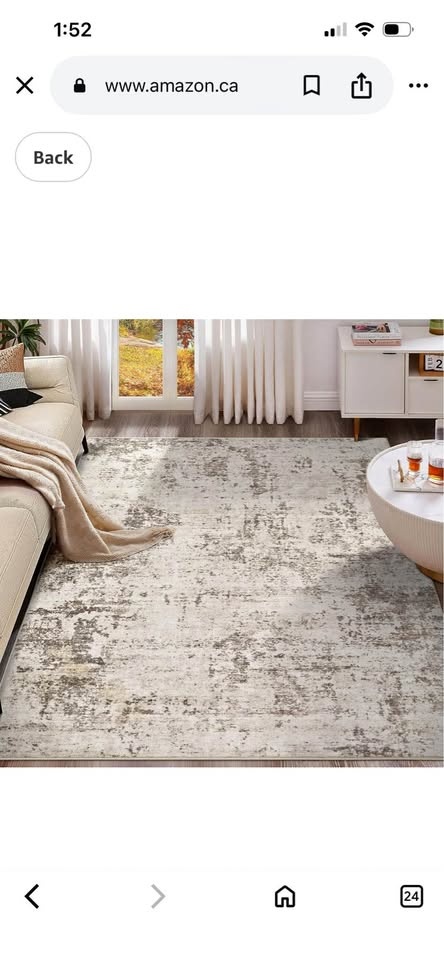 2.5 x 7 ft Washable Rug
