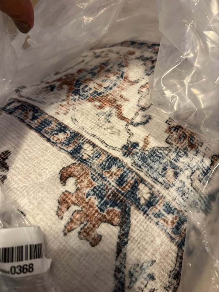 Washable 4x8 Hallway Area Rug - Vintage Brick Runner - photo 4