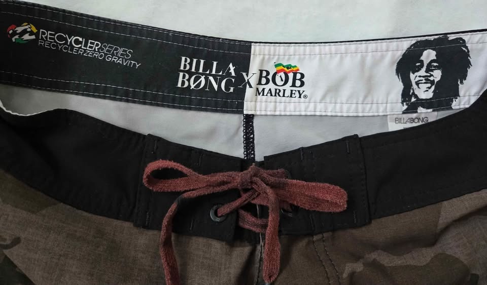 Bob Marley Billabong Board Shorts, Size 30 - photo 3