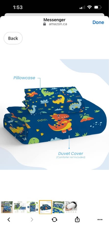 Dinosaur Design Duvet Cover Set - Twin - photo 4