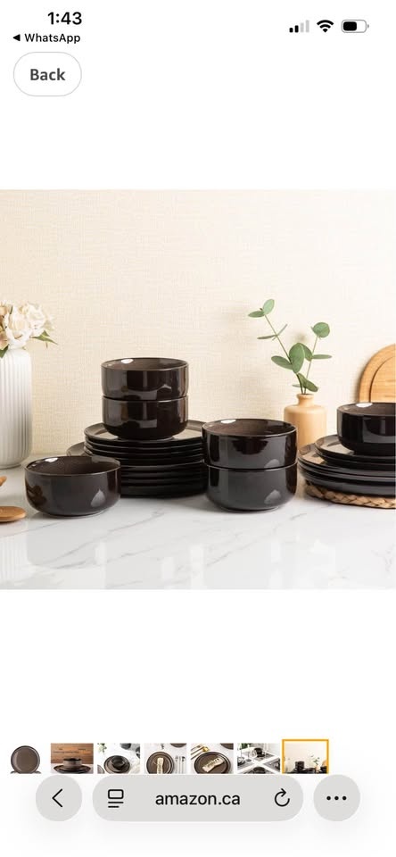 LERATIO Ceramic Dinner Plates Set of 6 - photo 4