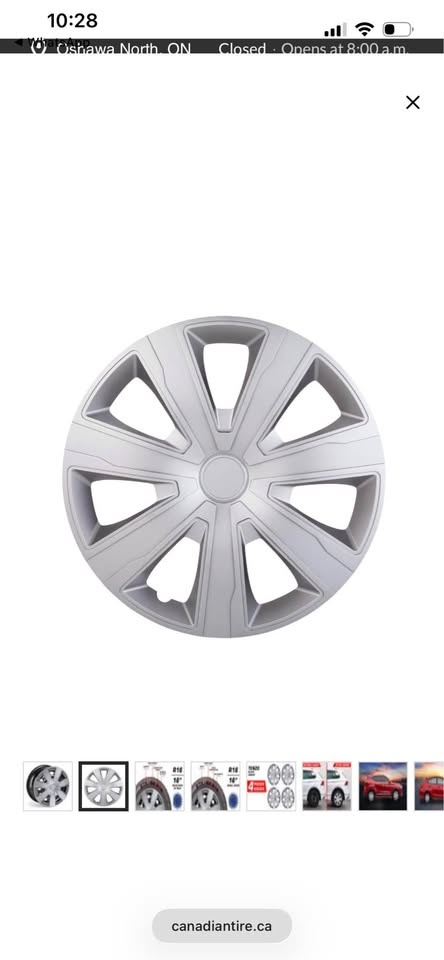 DriveStyle Tenzo Wheel Cover/Hub Cap, Silver, 16-in, 4-pk - photo 2