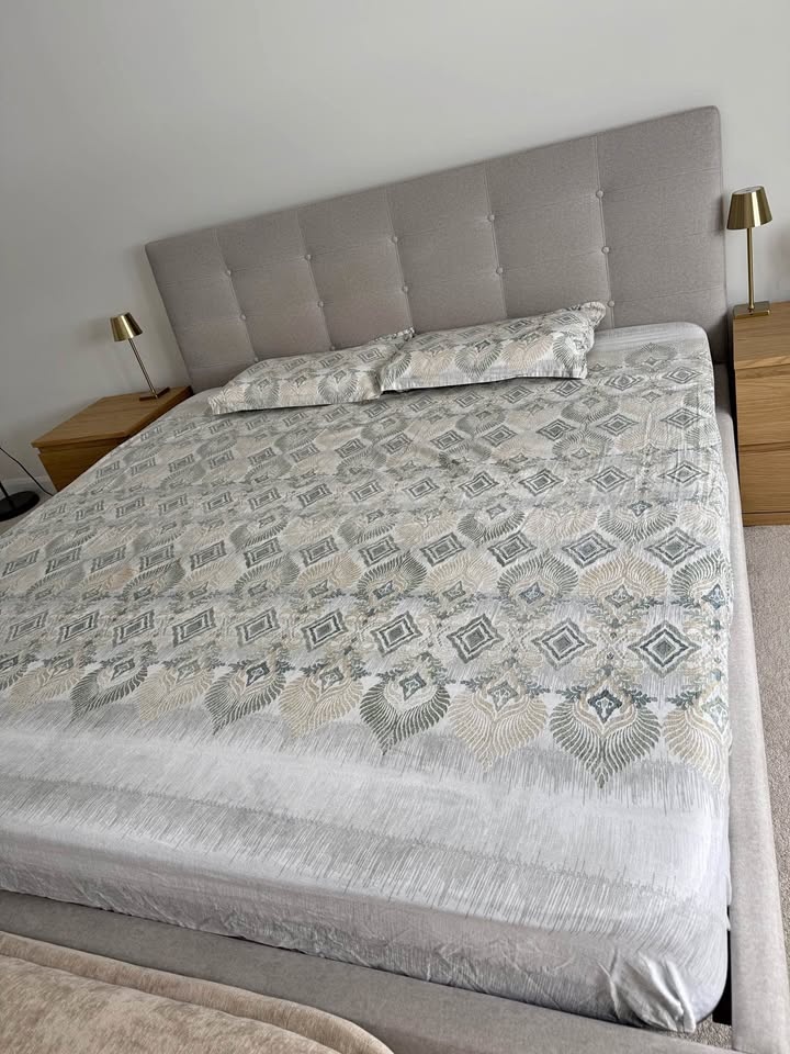 Moving Sale: Structube King Bed Frame & Mattress