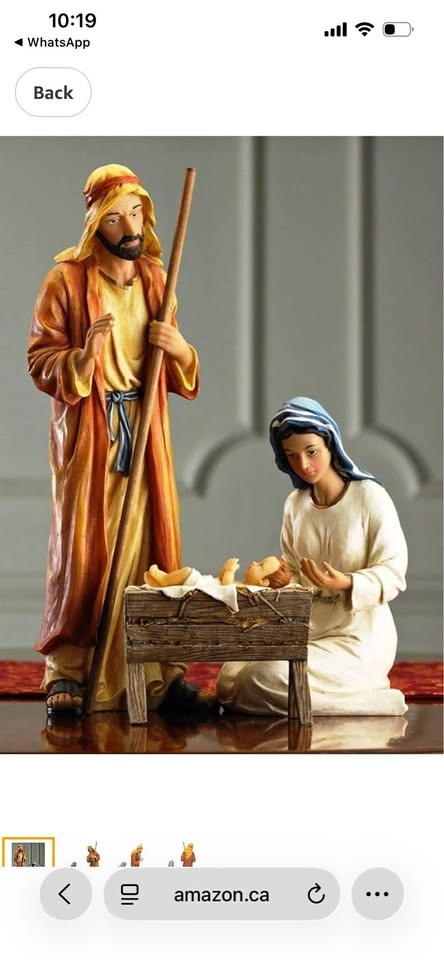 Deluxe Holy Family 12 inch Nativity Figurines (Set of 3)