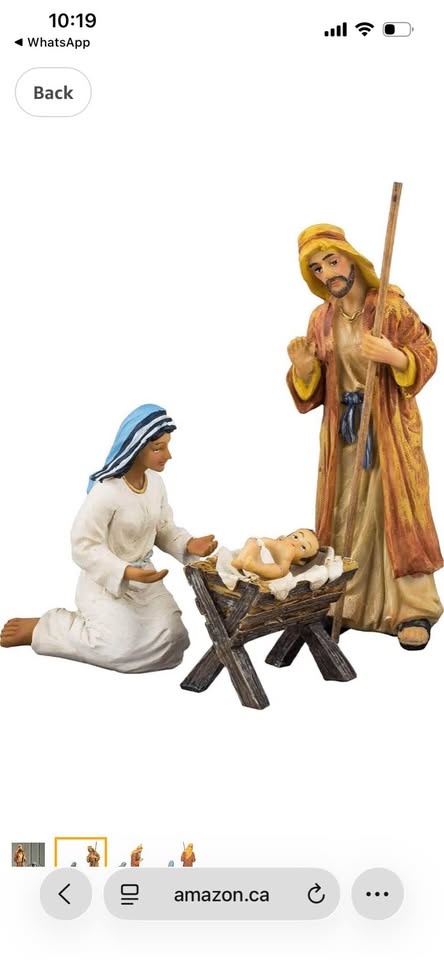 Deluxe Holy Family 12 inch Nativity Figurines (Set of 3) - photo 2