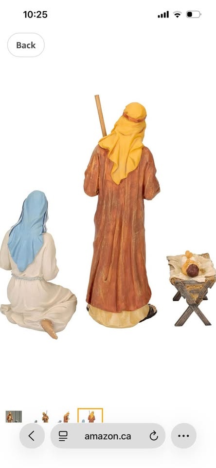 Deluxe Holy Family 12 inch Nativity Figurines (Set of 3) - photo 3