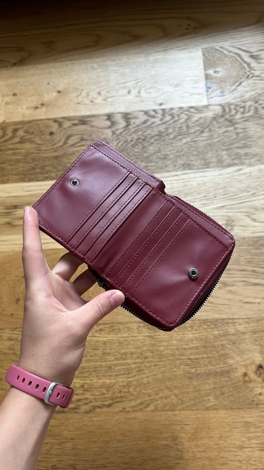 Maroon Twist-lock wallet - photo 2
