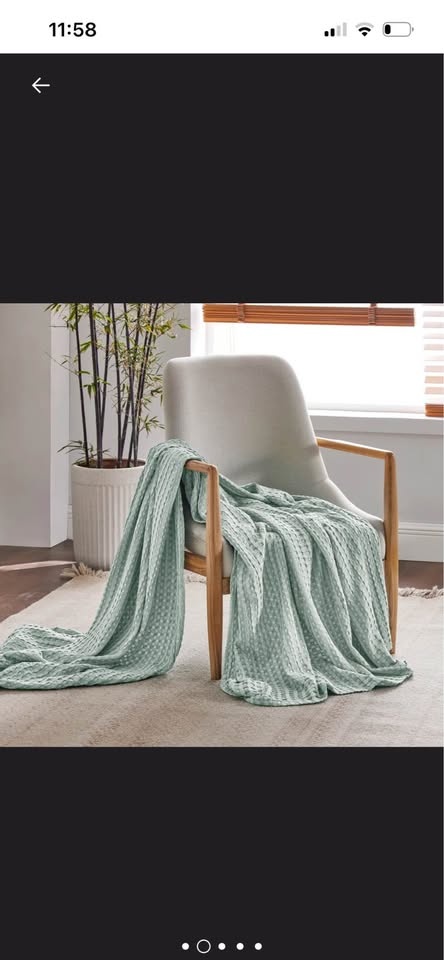 Bedsure Cotton & Bamboo Waffle Blanket - Sealed Pack - photo 2