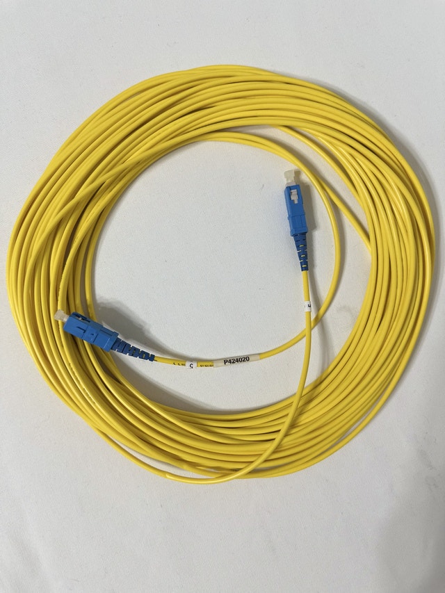 21M SC/UPC Simplex Single Mode Fibre Optic Patch Cable - New - photo 2