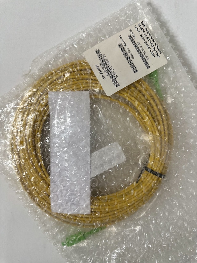 21M SC/UPC Simplex Single Mode Fibre Optic Patch Cable - New - photo 3