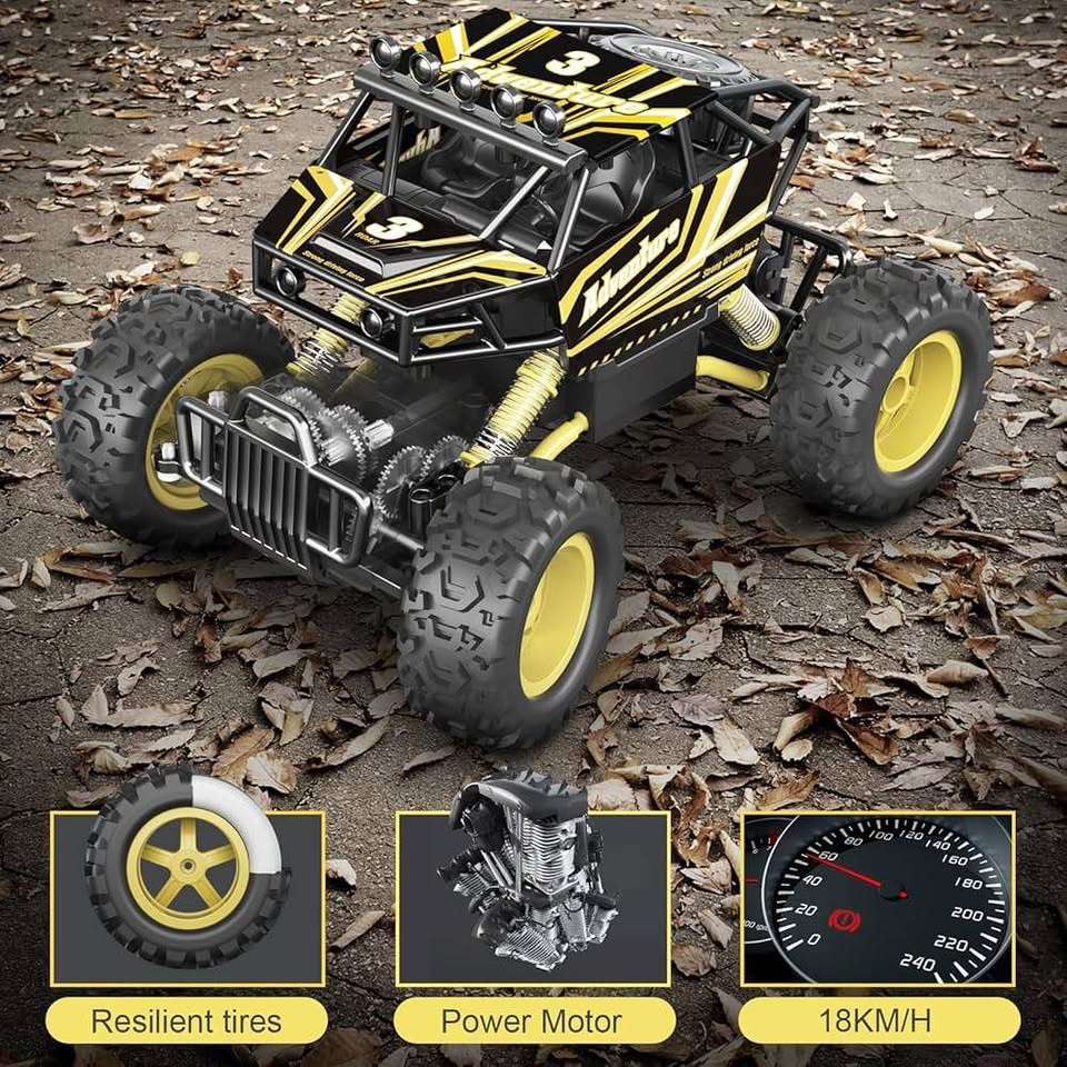 GUOKAI Fast RC Cars for Adults and Kids, 1:14 4WD Rock Crawler - photo 3