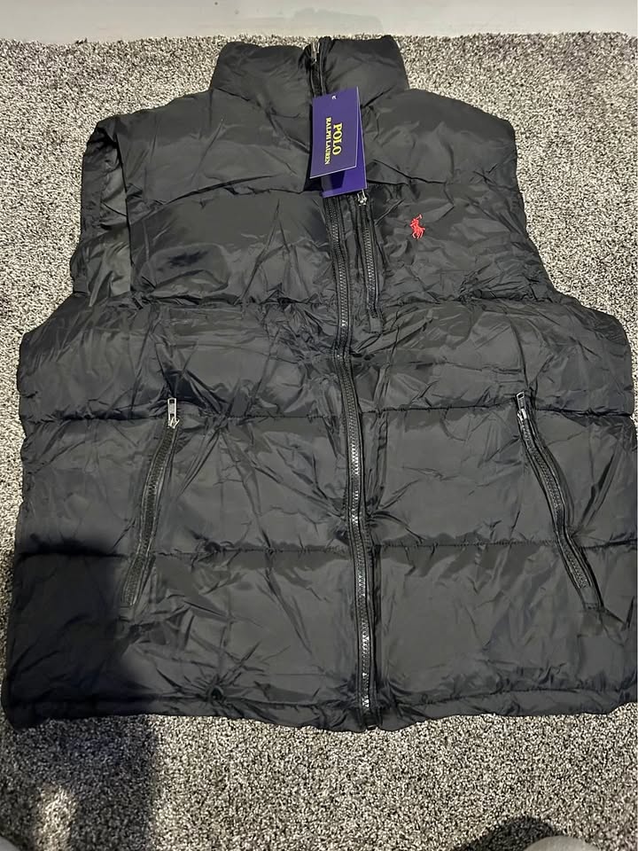 Brand new polo black vest