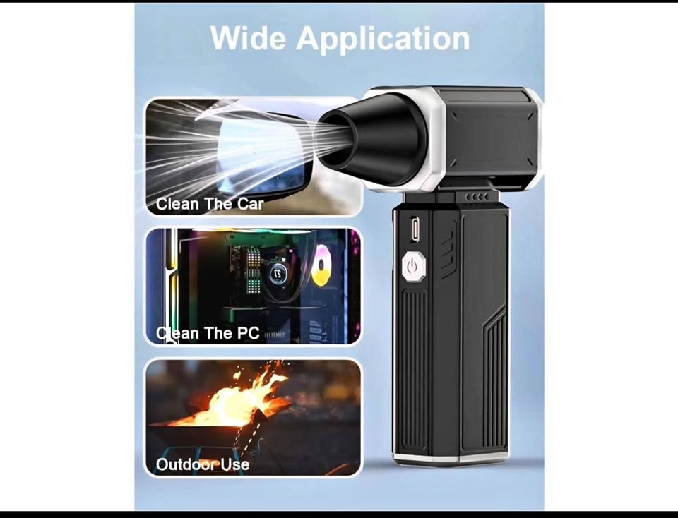 Cordless Air Duster - Super Power Adjustable Speed