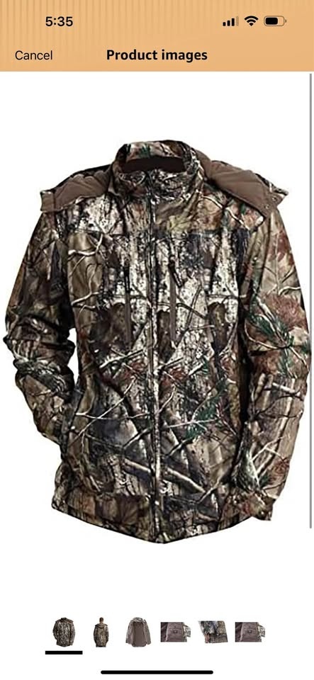 KRUMBA Camo Hunting Jacket Size M