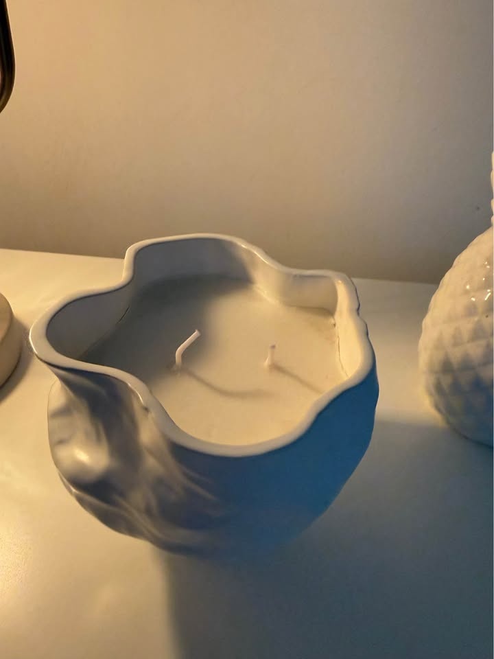 Minimal Ceramic Unscented Candle – Modern Home Décor - photo 2