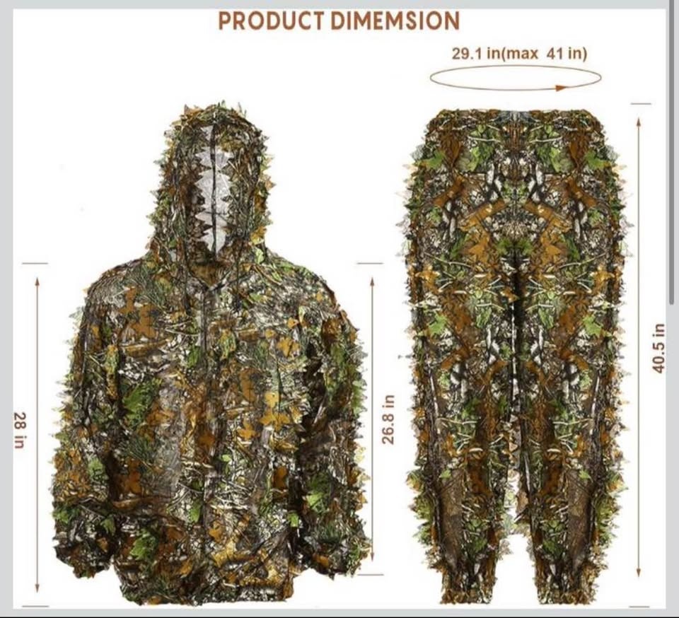 Brand new Adult Camouflage Ghillie Suit - photo 5