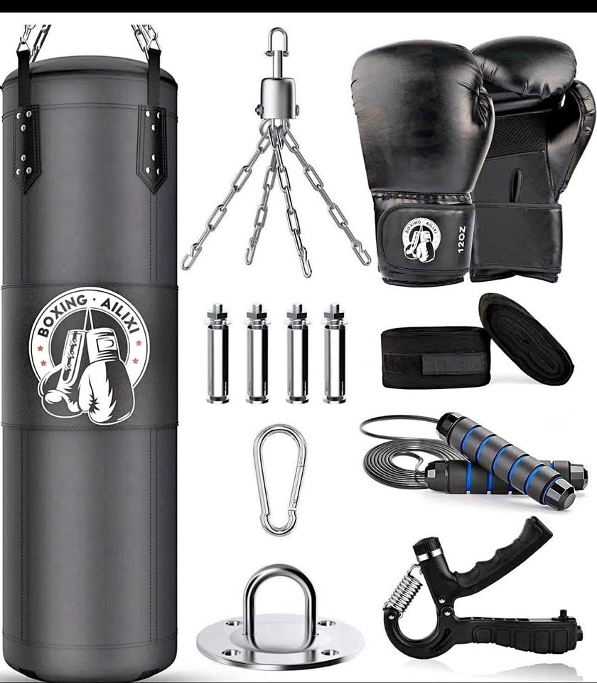 Brand New 4ft Punching Bag + Boxing Gear